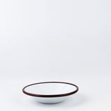 Emaye Tabak 17cm - Kahverengi