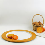 Emaye Supla - Altın Sarı & Beyaz