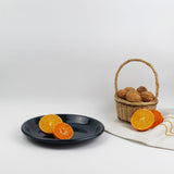 Emaye Tabak 18cm - Koyu Lacivert