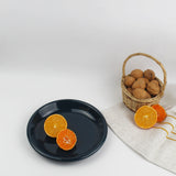 Emaye Tabak 18cm - Koyu Lacivert