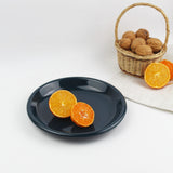 Emaye Tabak 18cm - Koyu Lacivert