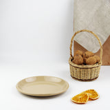 Emaye Tabak 16cm - Bej