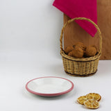 Emaye Tabak 12cm - Pembe