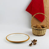 Emaye Tabak 16cm - Altın Sarı