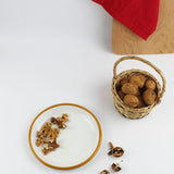 Emaye Tabak 16cm - Altın Sarı