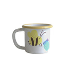 Emaye Küçük Kupa 250ml Arı Desen